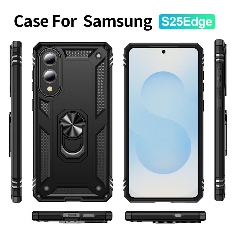 Shockproof Case with 360° Rotating Ring for Samsung S24/S25