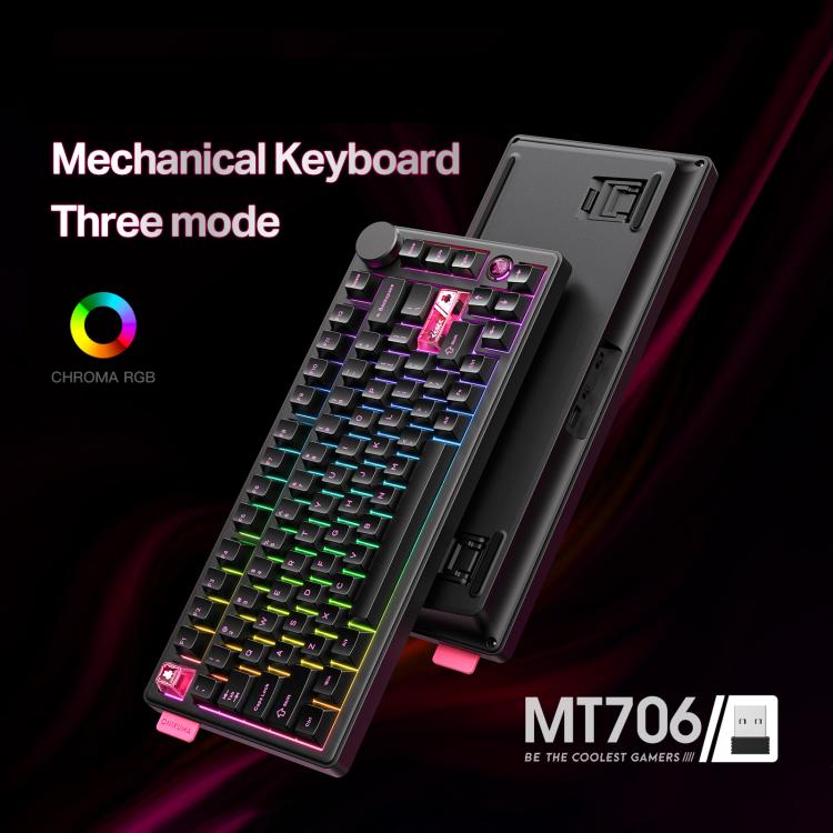 ONIKUMA MT706 Tri-Mode Mechanical Keyboard