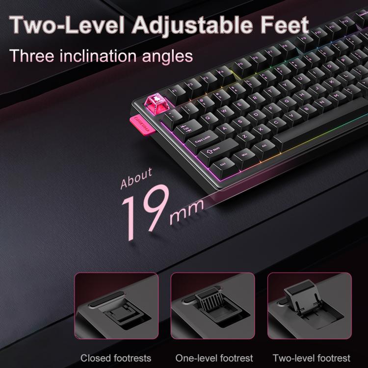ONIKUMA MT706 Tri-Mode Mechanical Keyboard