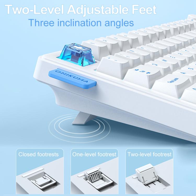 ONIKUMA MT706 Tri-Mode Mechanical Keyboard
