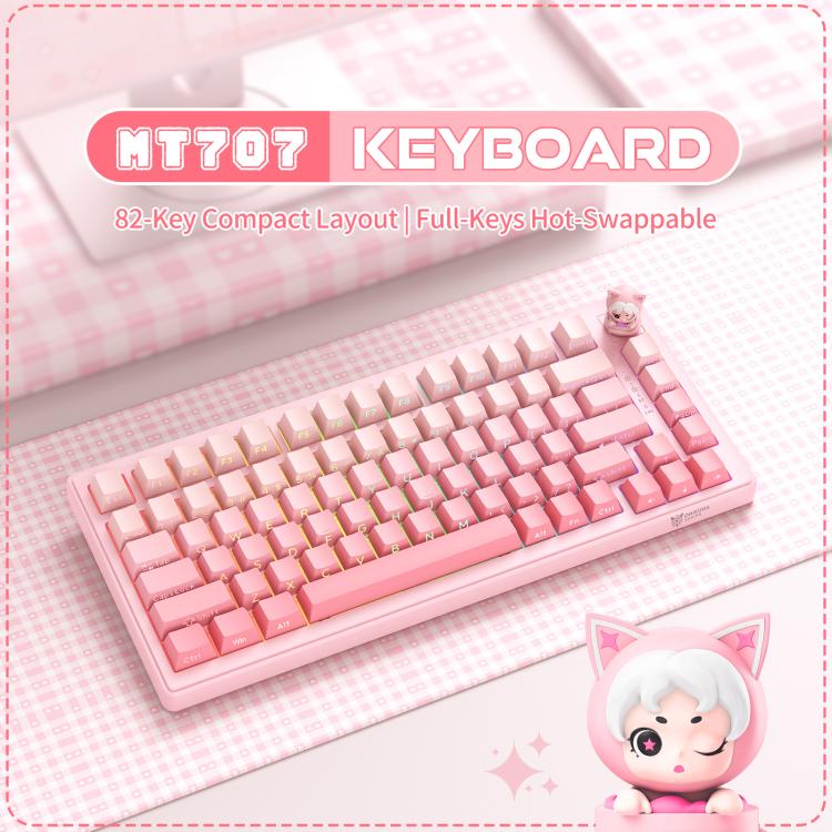 ONIKUMA MT707 RGB Tri-mode Mechanical Gaming Keyboard