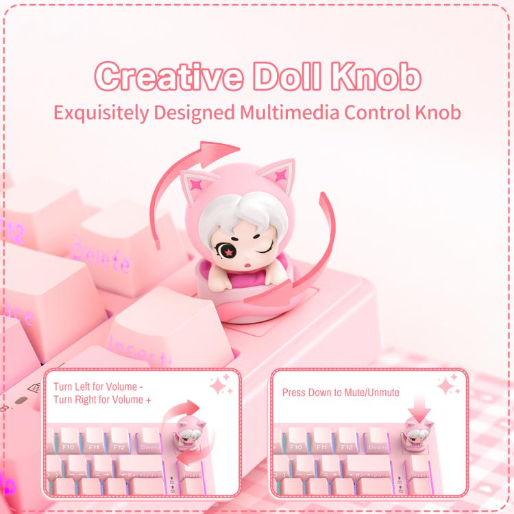 ONIKUMA MT707 RGB Tri-mode Mechanical Gaming Keyboard