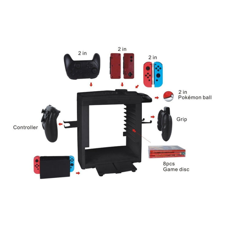 Multi-Function Charging Station for Nintendo Switch