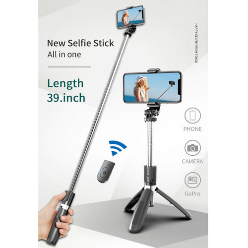 100cm Bluetooth Selfie Stick Tripod