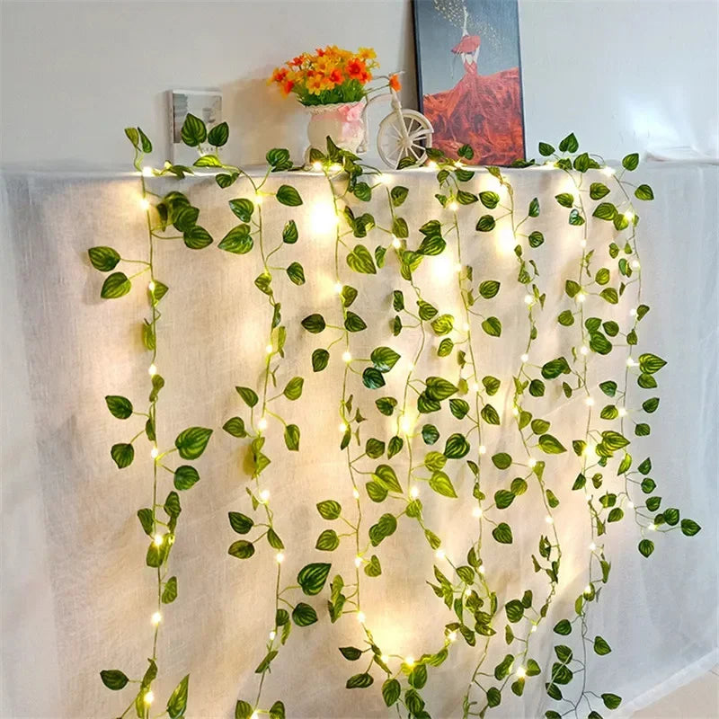 LED Leaf String Lights