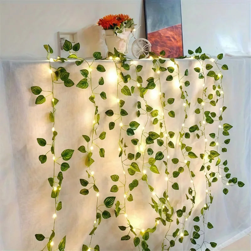 LED Leaf String Lights