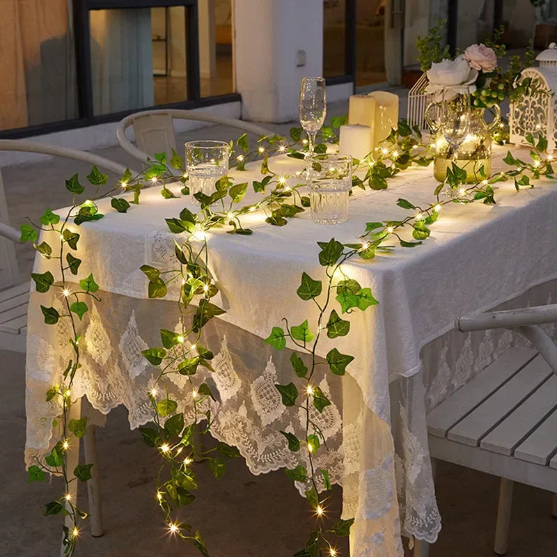 LED Leaf String Lights