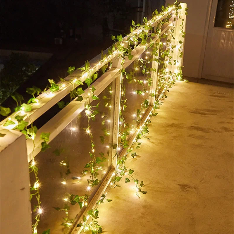 LED Leaf String Lights