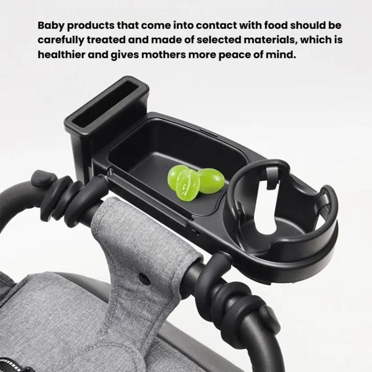 3 in 1 Wap-around Baby Stroller Tray Cup Holder