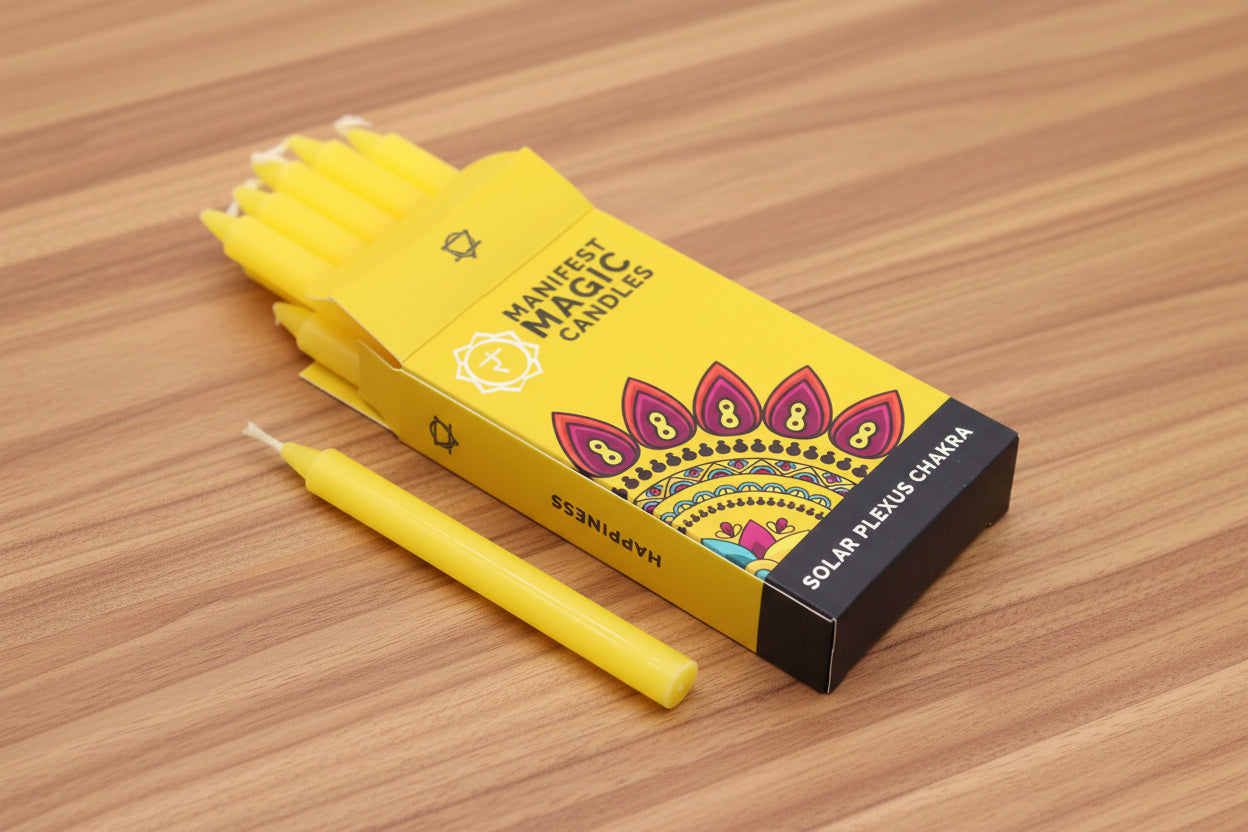 Manifest Magic Candles - Solar Plexus Chakra