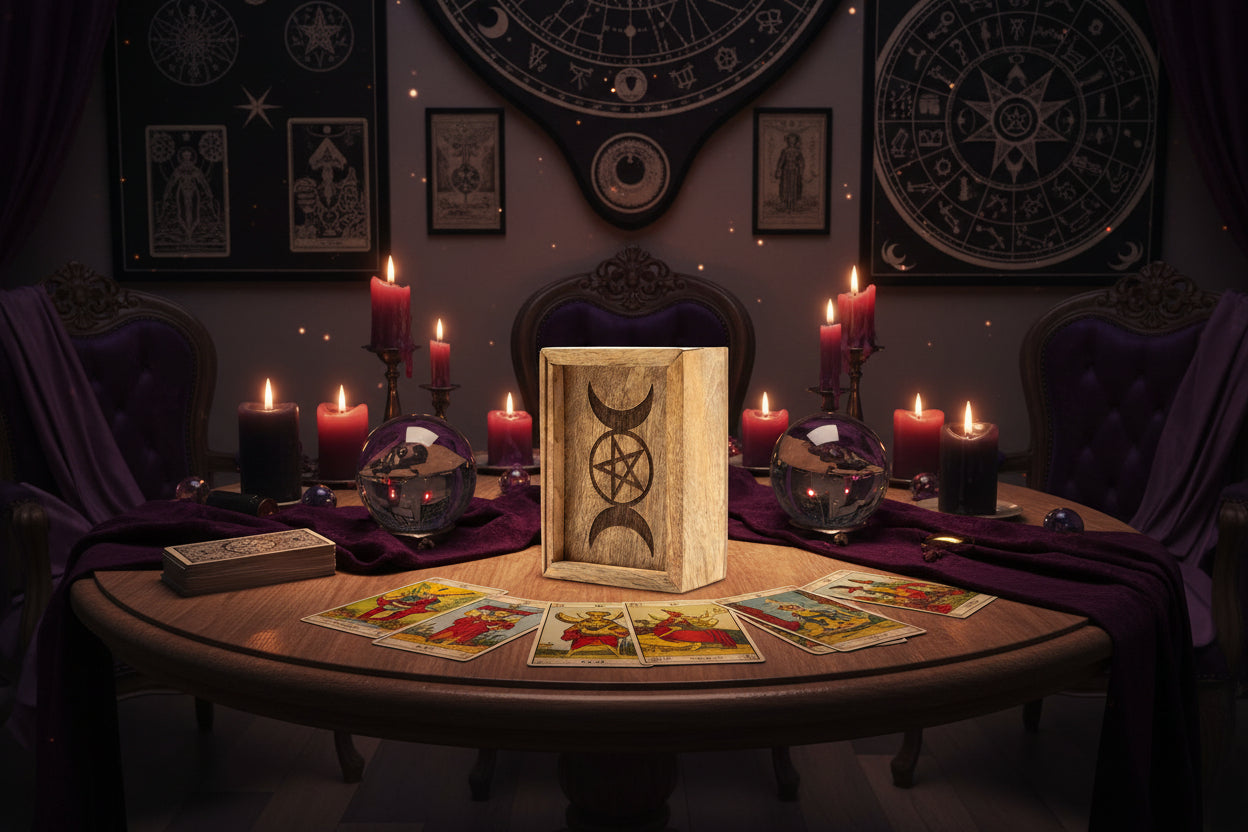 Tarot Box with Card Holder - Small