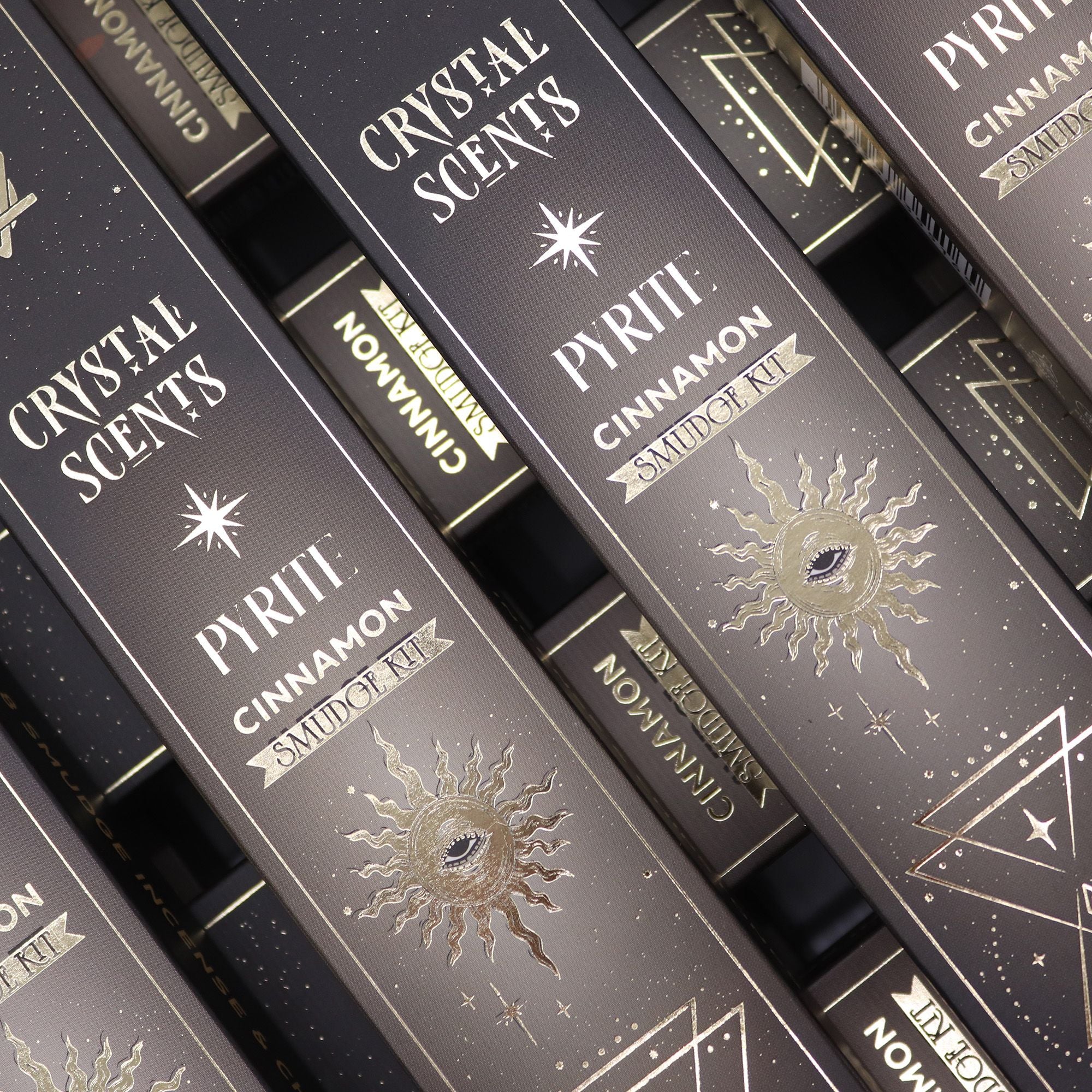 Crystal Scents Smudge Incense - Pyrite & Cinnamon