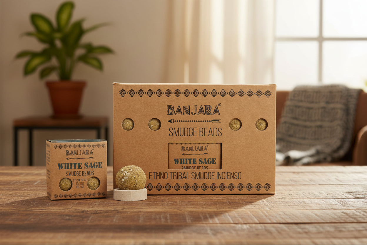 Banjara Smudge Beads - White Sage