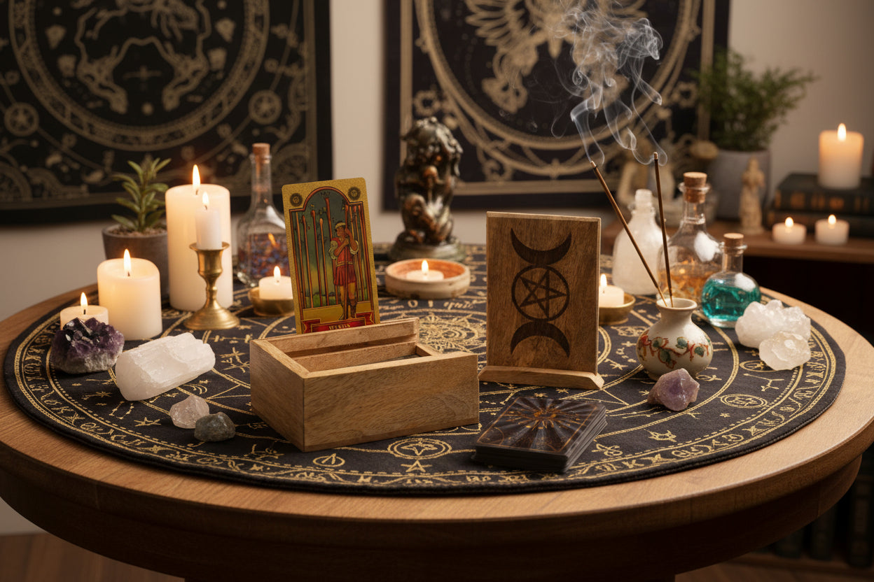 Tarot Box with Card Holder - Small