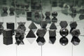 Geometric 7 Piece Black Agate Set