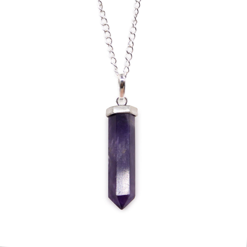 Classic Point Pendant - Amethyst