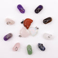 Gemstone Mini Skull Pendants - 12 pieces