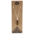 Classic Point Necklace - Tigers Eye