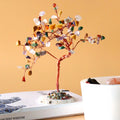 Large Gemstone Tree - Multi Stones on Natural Agate Base (100 stones)