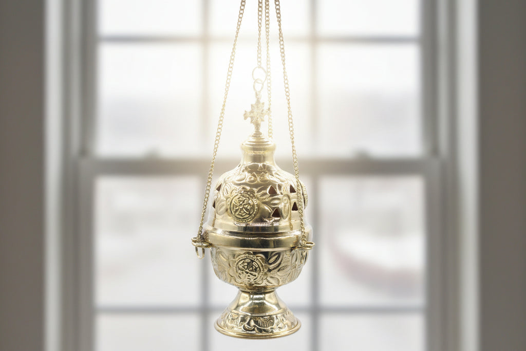 Hanging Brass Incense Burner