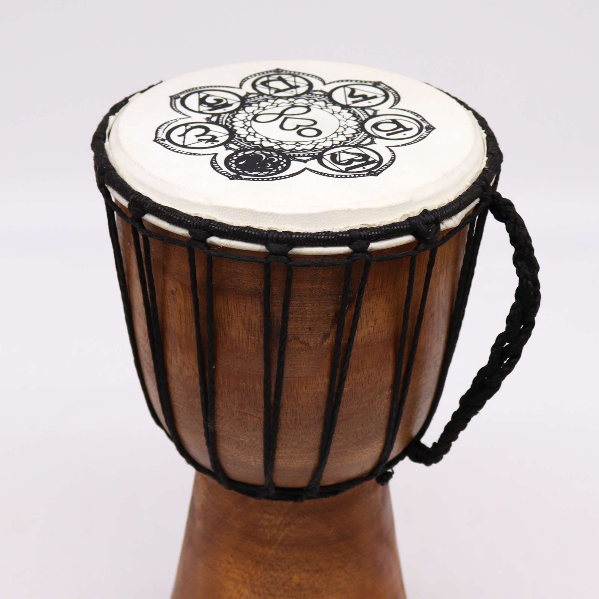 Wide Top Djembe Drum 17cm - Chakra