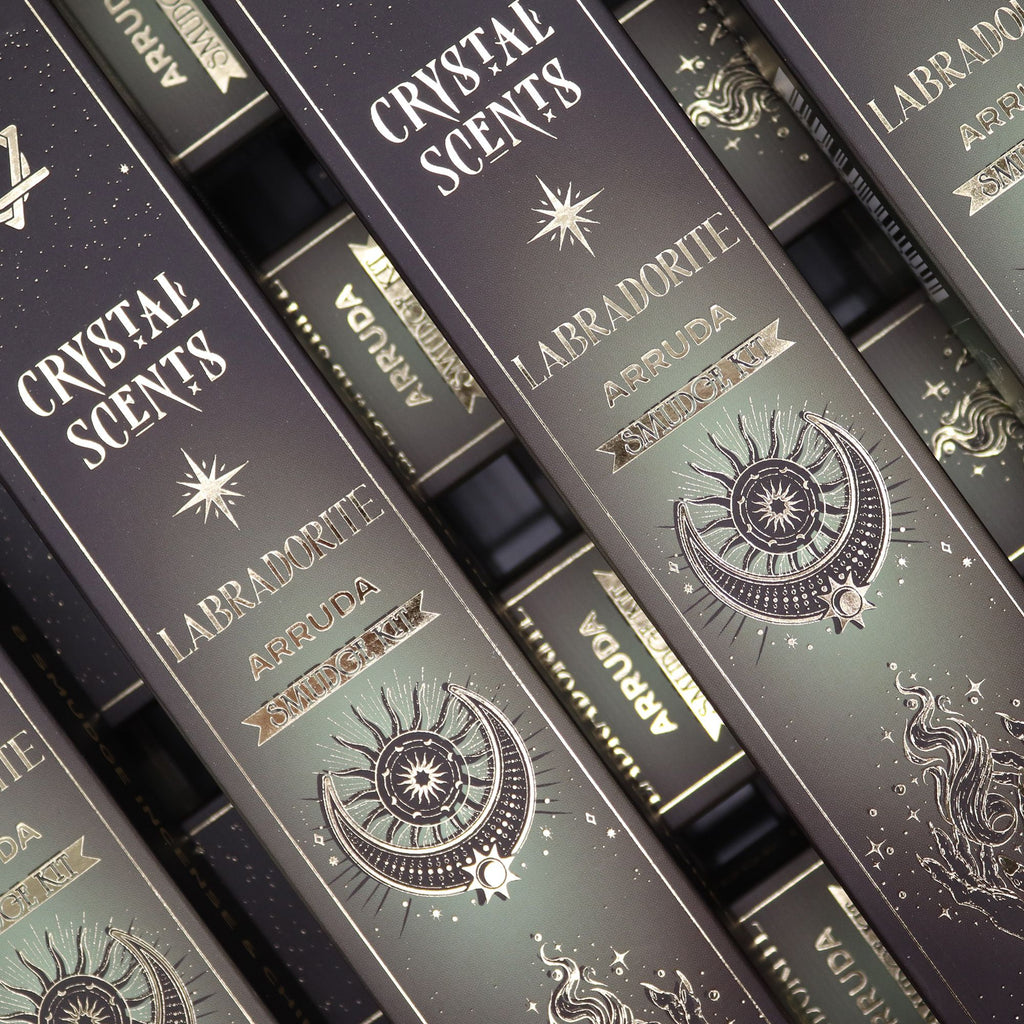 Crystal Scents Smudge Incense - Labradorite & Arruda