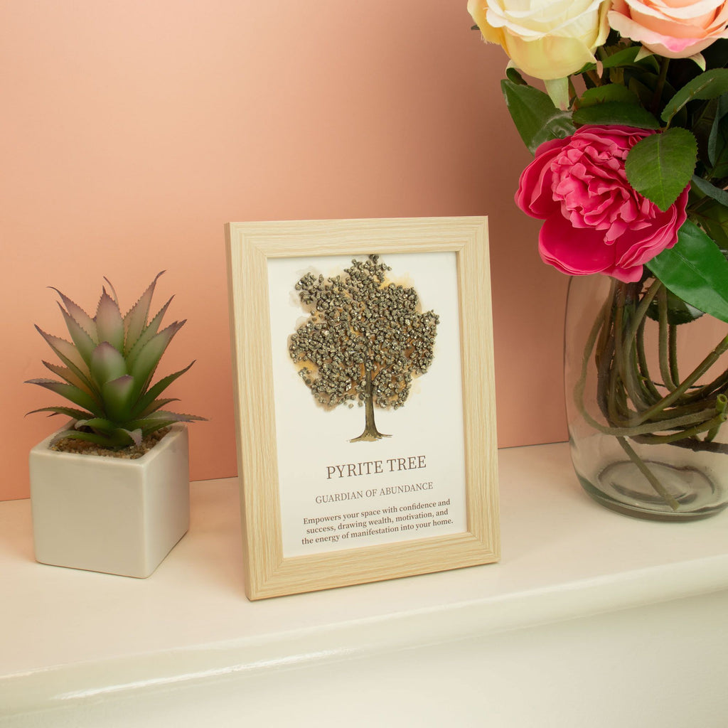 Gemstone Picture - Tree of Life - Pyrite
