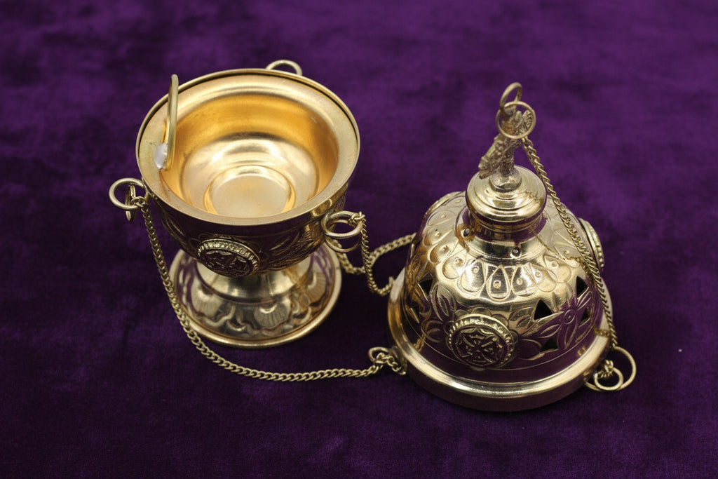 Hanging Brass Incense Burner