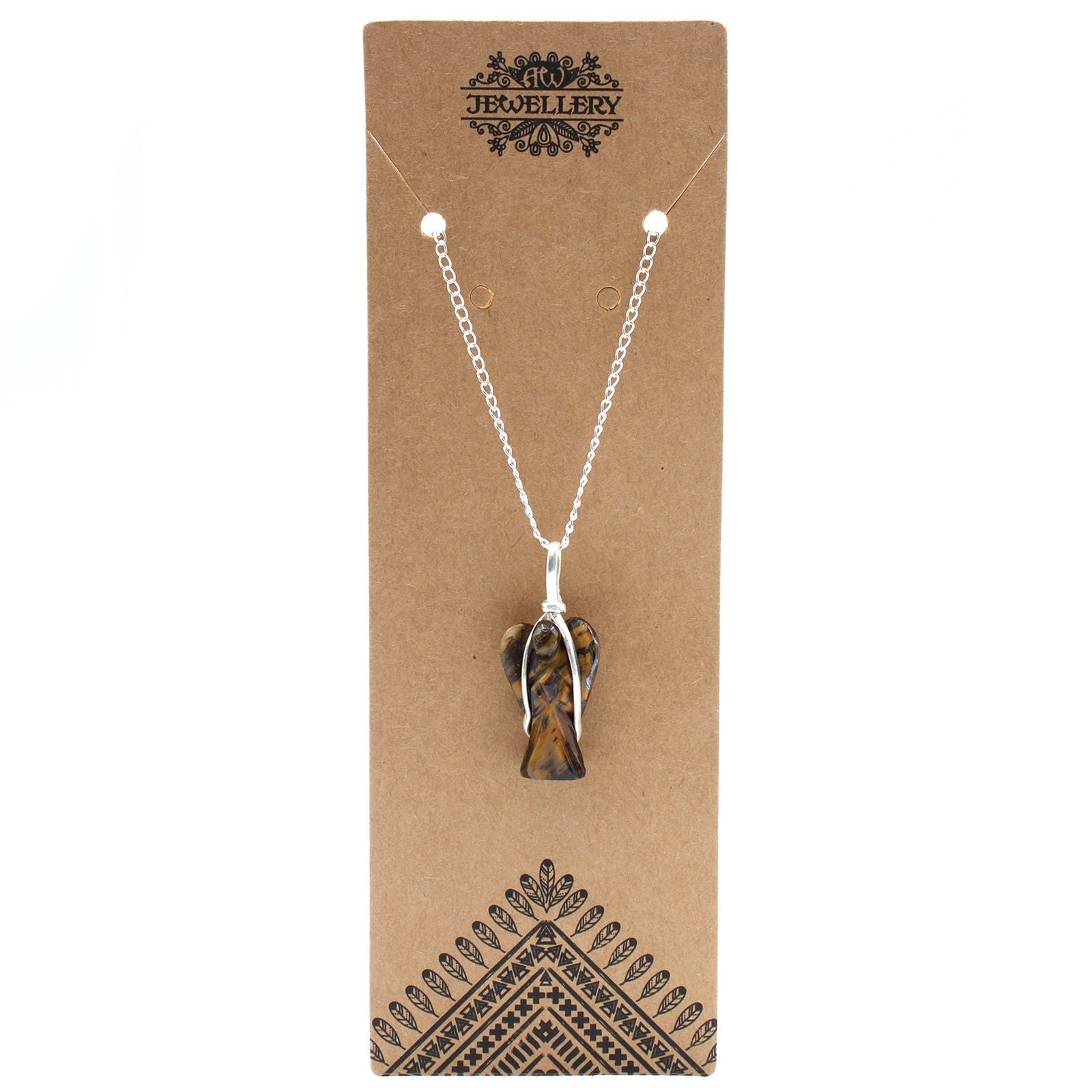 Guardian Angel Necklace - Tigers Eye