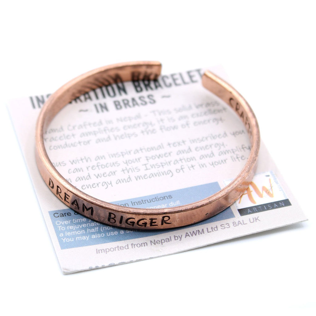 Copper Bracelet - Positive Messages