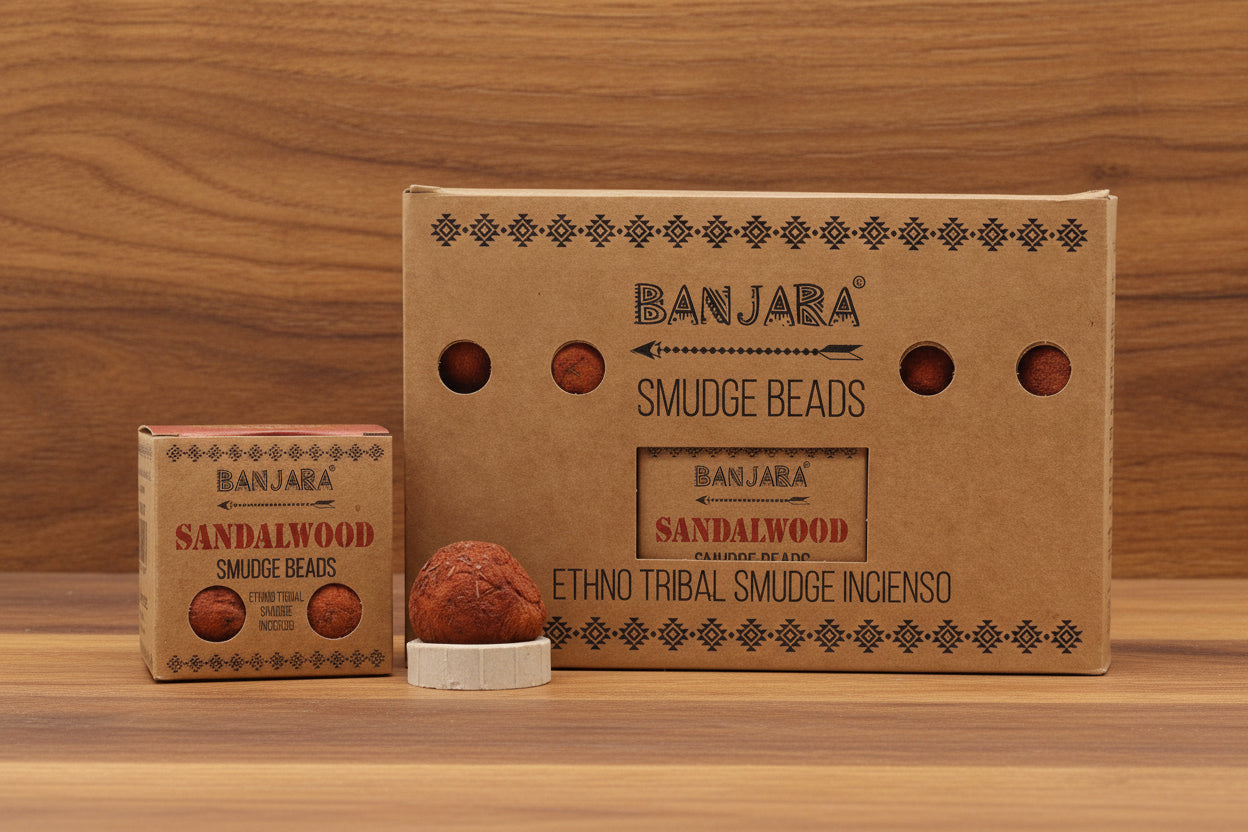 Banjara Smudge Beads - Sandalwood