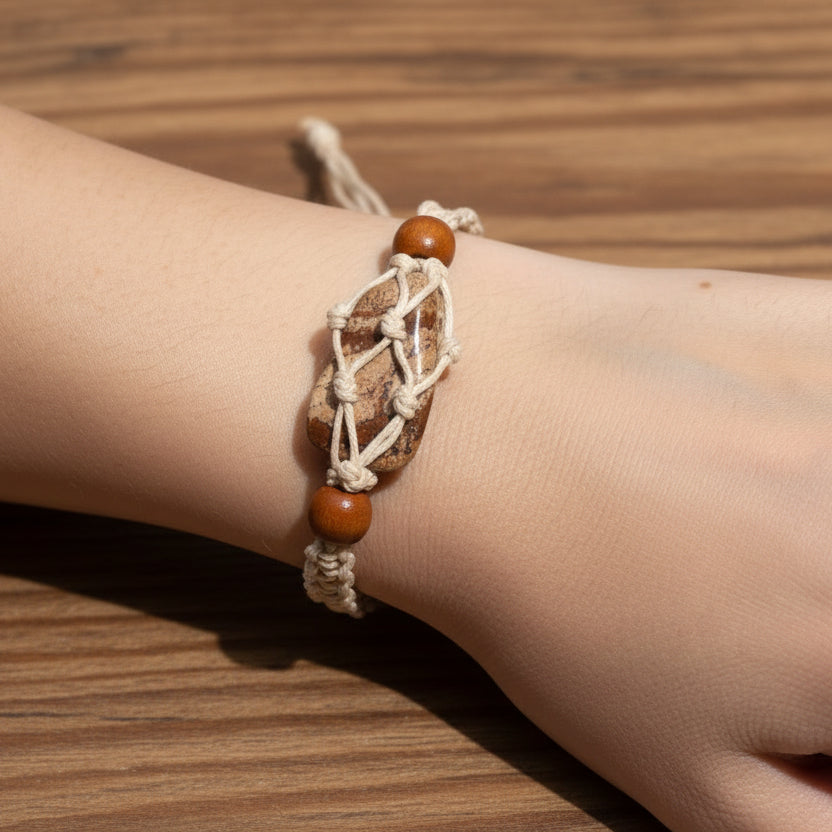 Gemstone Bracelet Cord- Natural