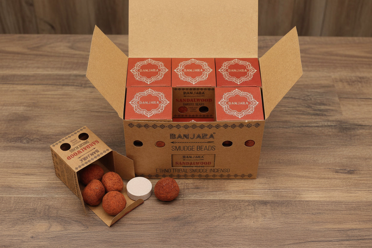 Banjara Smudge Beads - Sandalwood