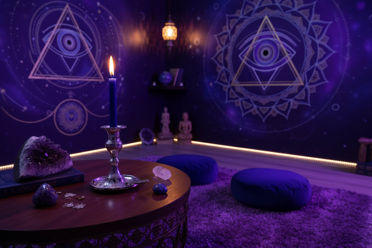 Manifest Magic Candles - Third Eye Chakra
