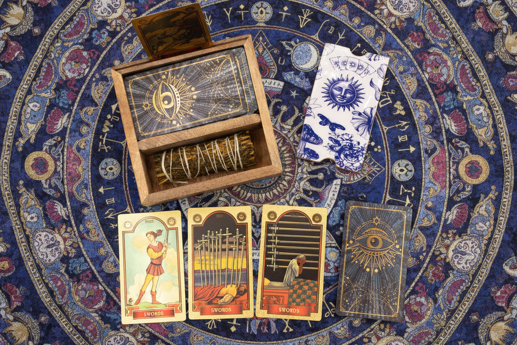 Tarot Box with Card Holder - Two Section