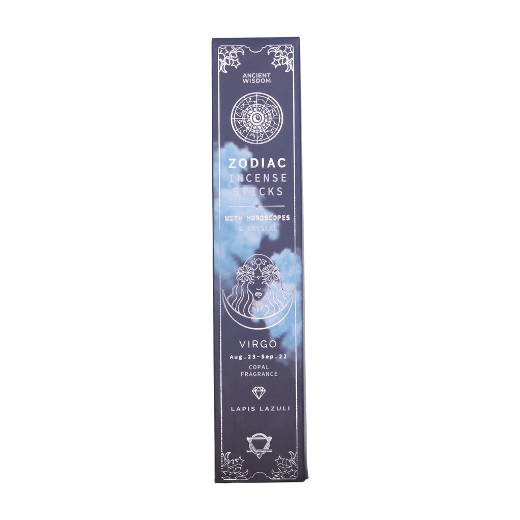 Incense & Gemstone Zodiac Gift Set - Virgo