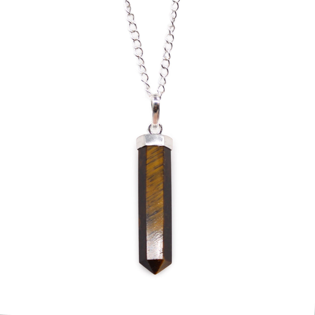Classic Point Necklace - Tigers Eye