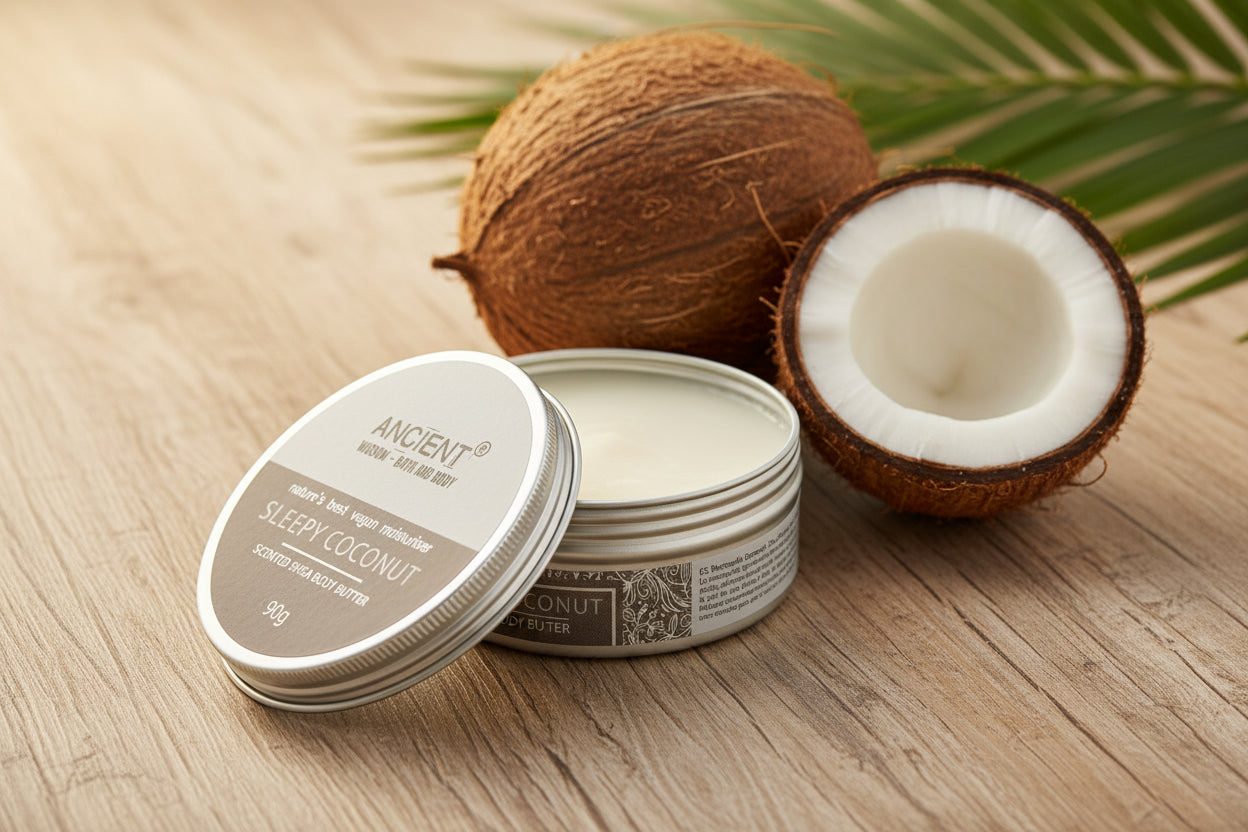 Scented Shea Body Butter 90g - Sleepy Coconut