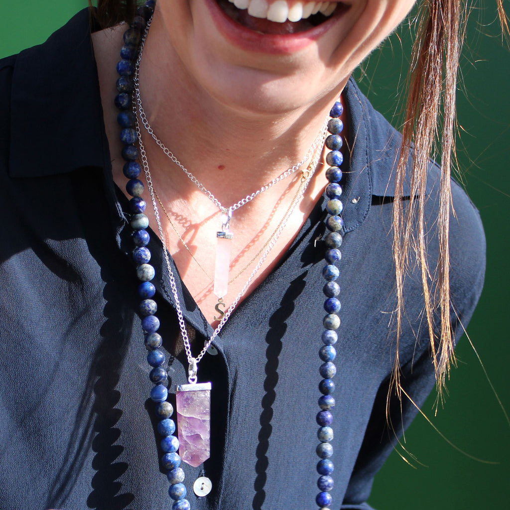 Classic Point Pendant - Amethyst