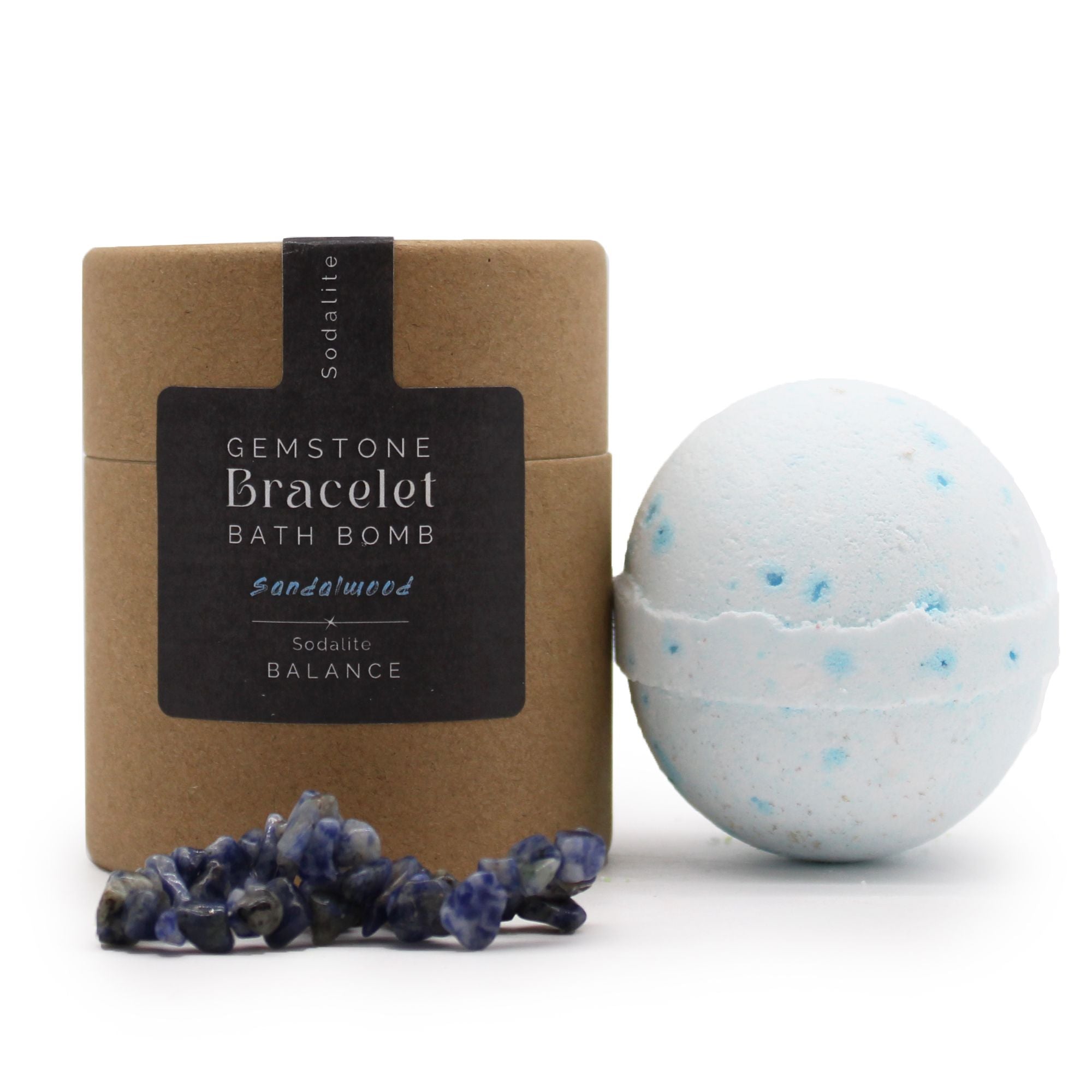 Gemstone Bracelet Bath Bomb - Sodalite