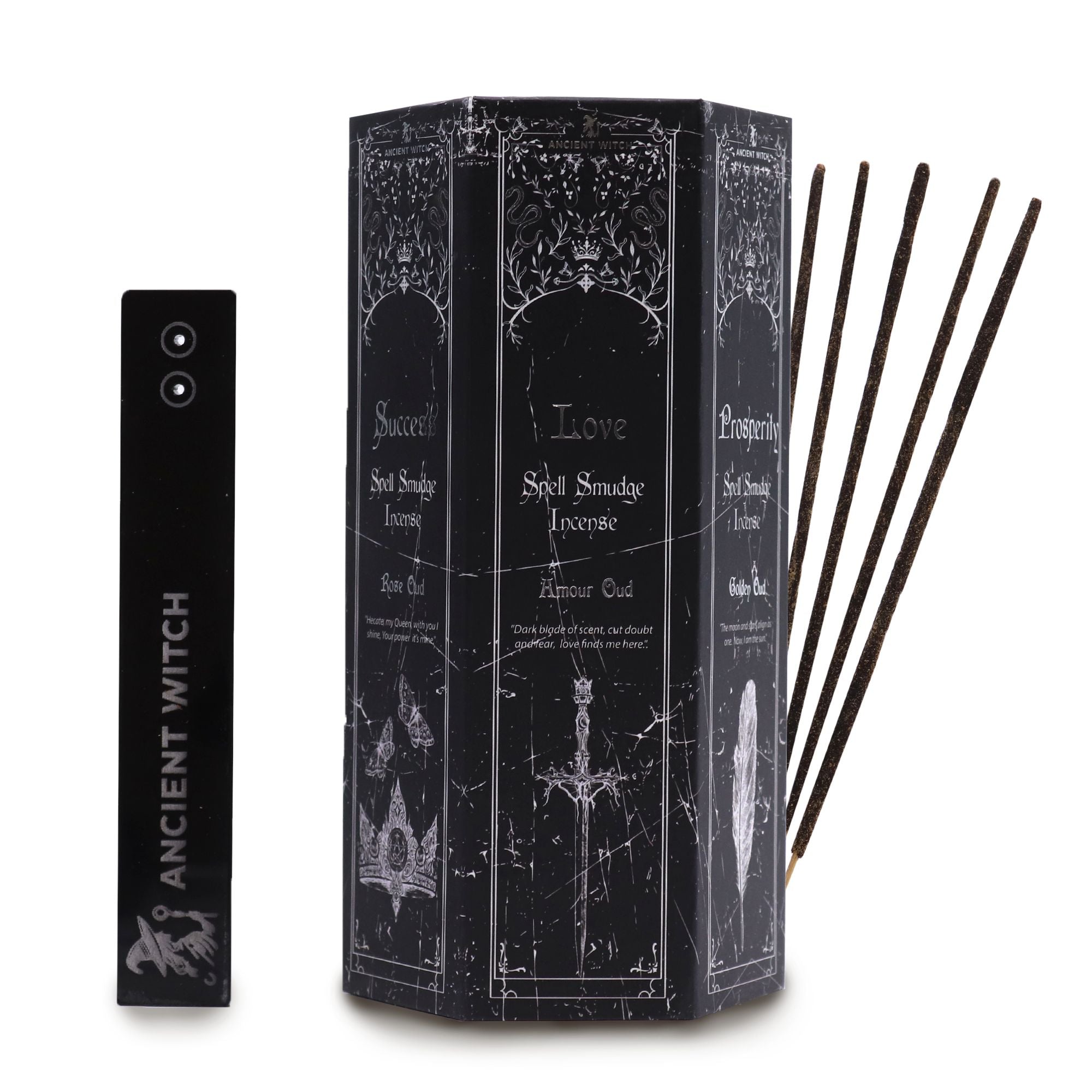 Ancient Witch Scents & Spells Pyramid Shape Display Incense - Set of 5
