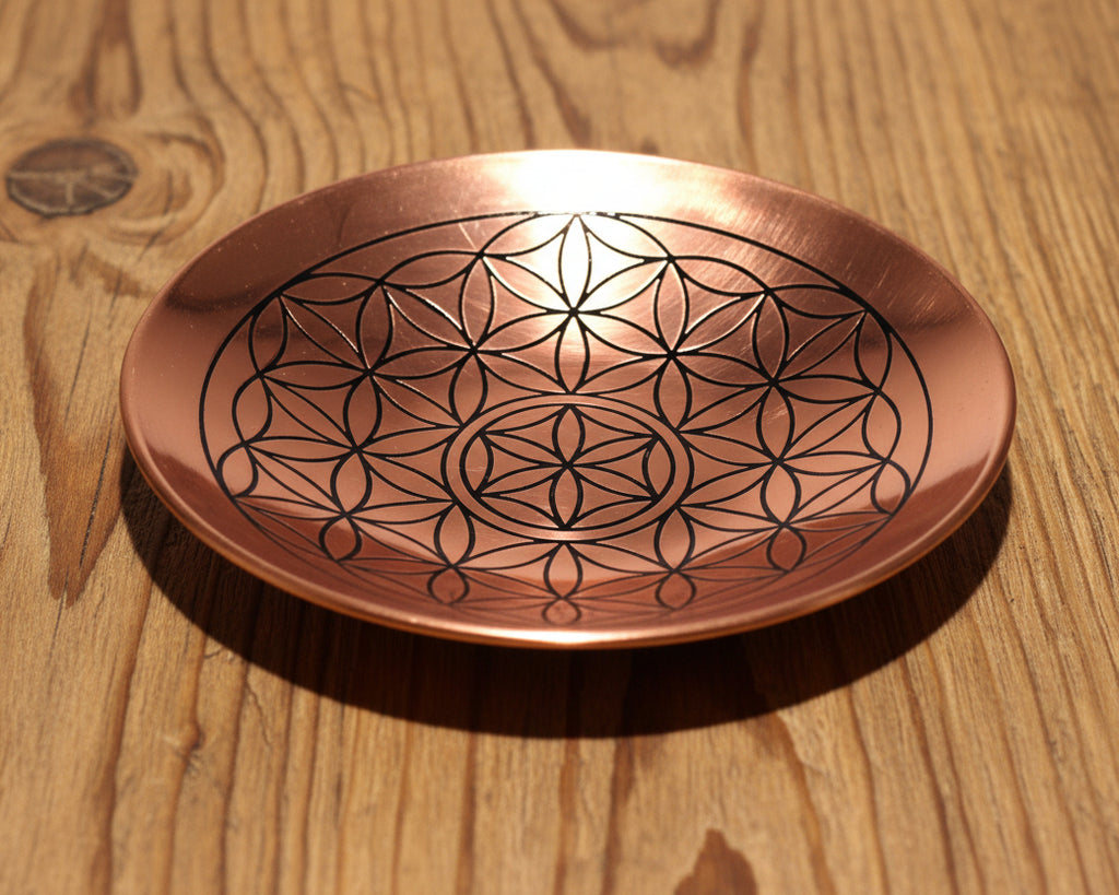 Copper Plate - Flower of Life