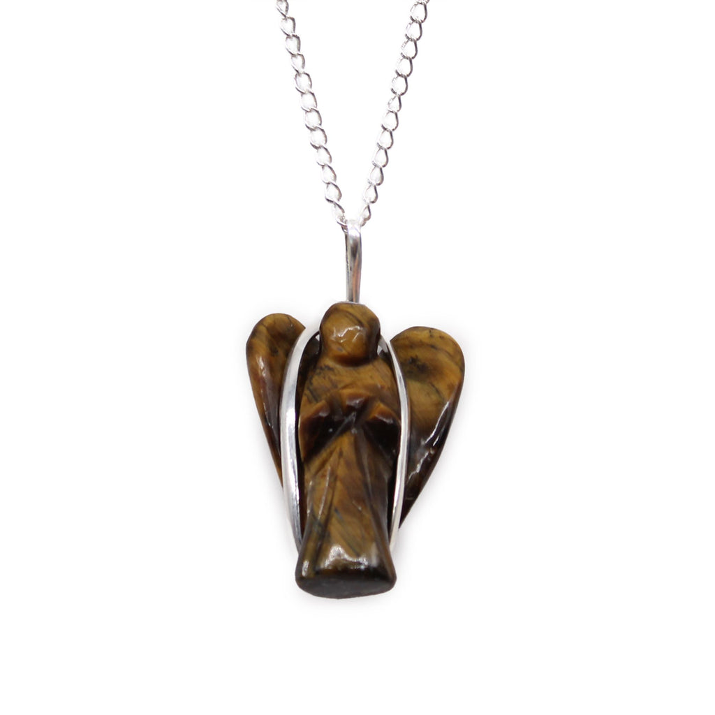 Guardian Angel Necklace - Tigers Eye