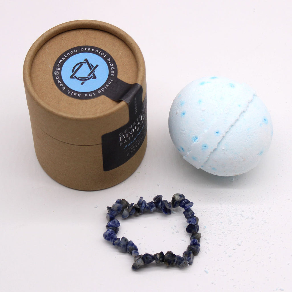Gemstone Bracelet Bath Bomb - Sodalite