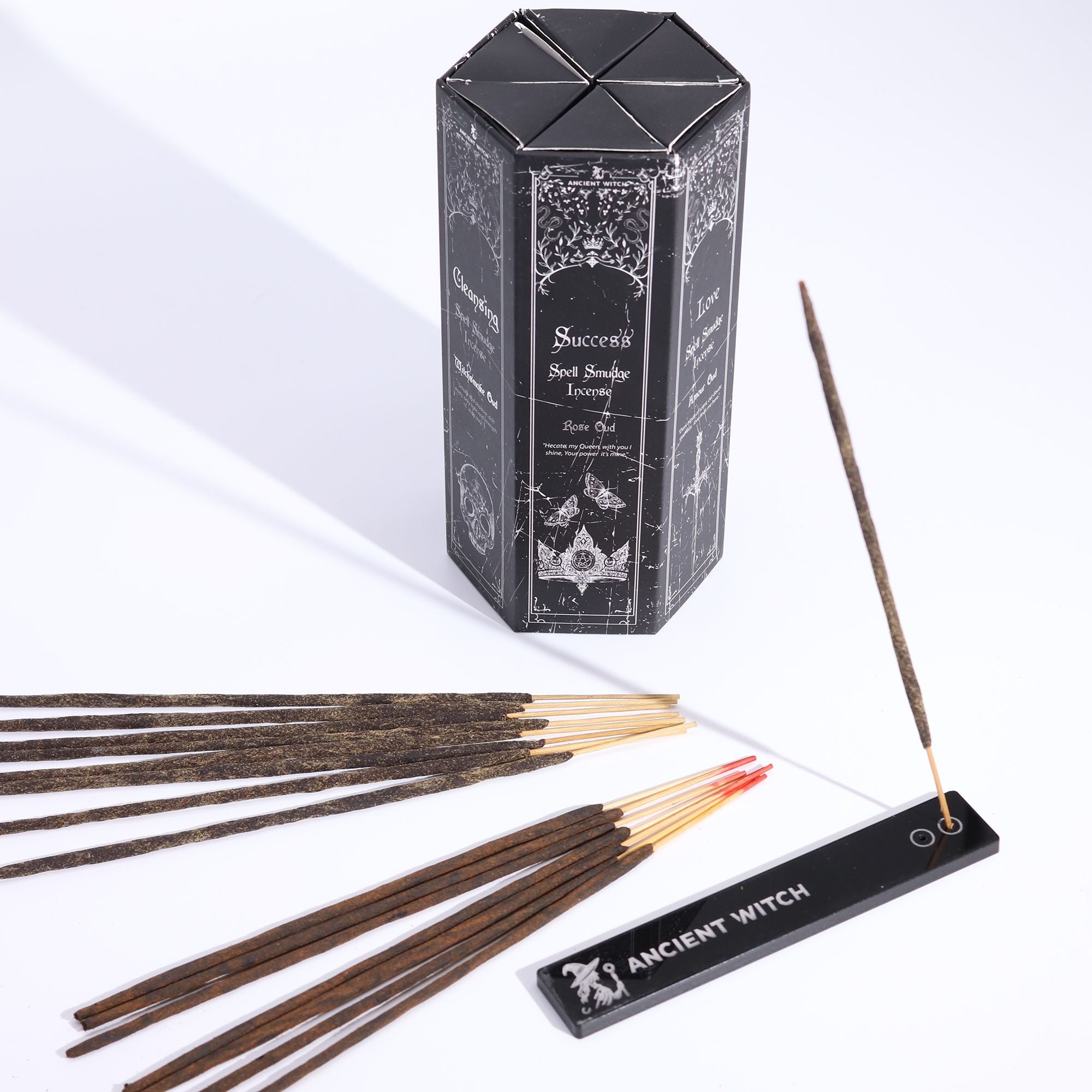 Ancient Witch Scents & Spells Pyramid Shape Display Incense - Set of 5