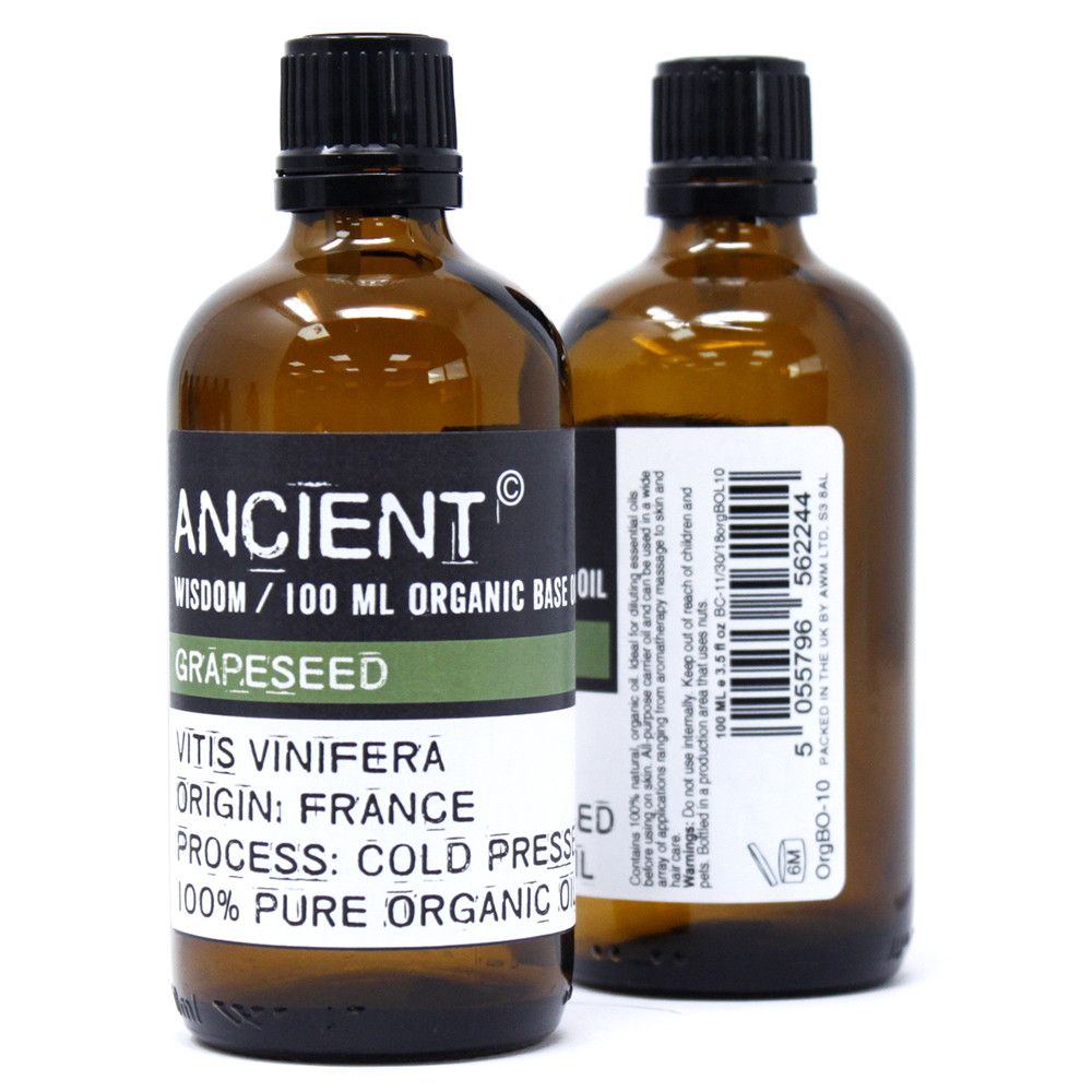 Organic Base Oil 100ml - Grapeseed