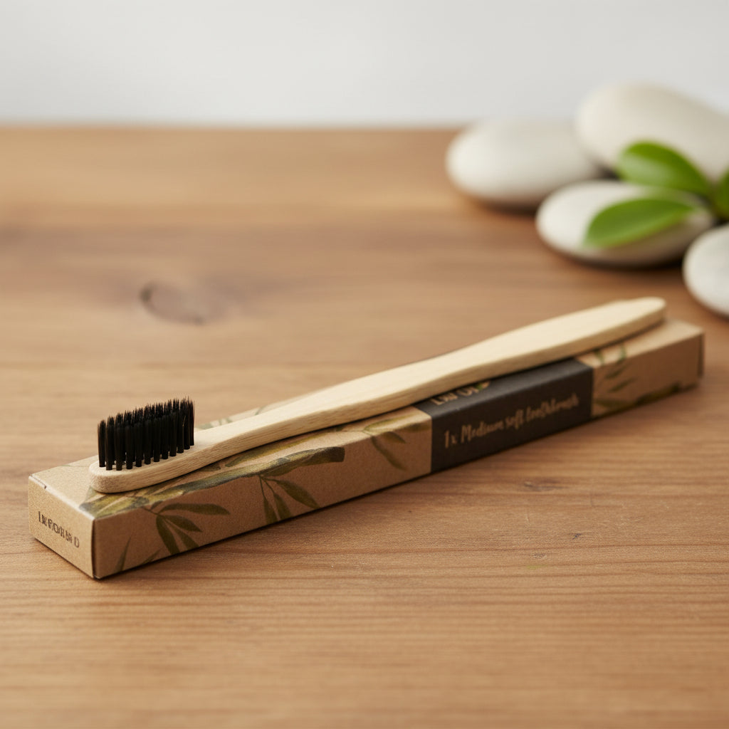 Bamboo Toothbrush - Charcoal