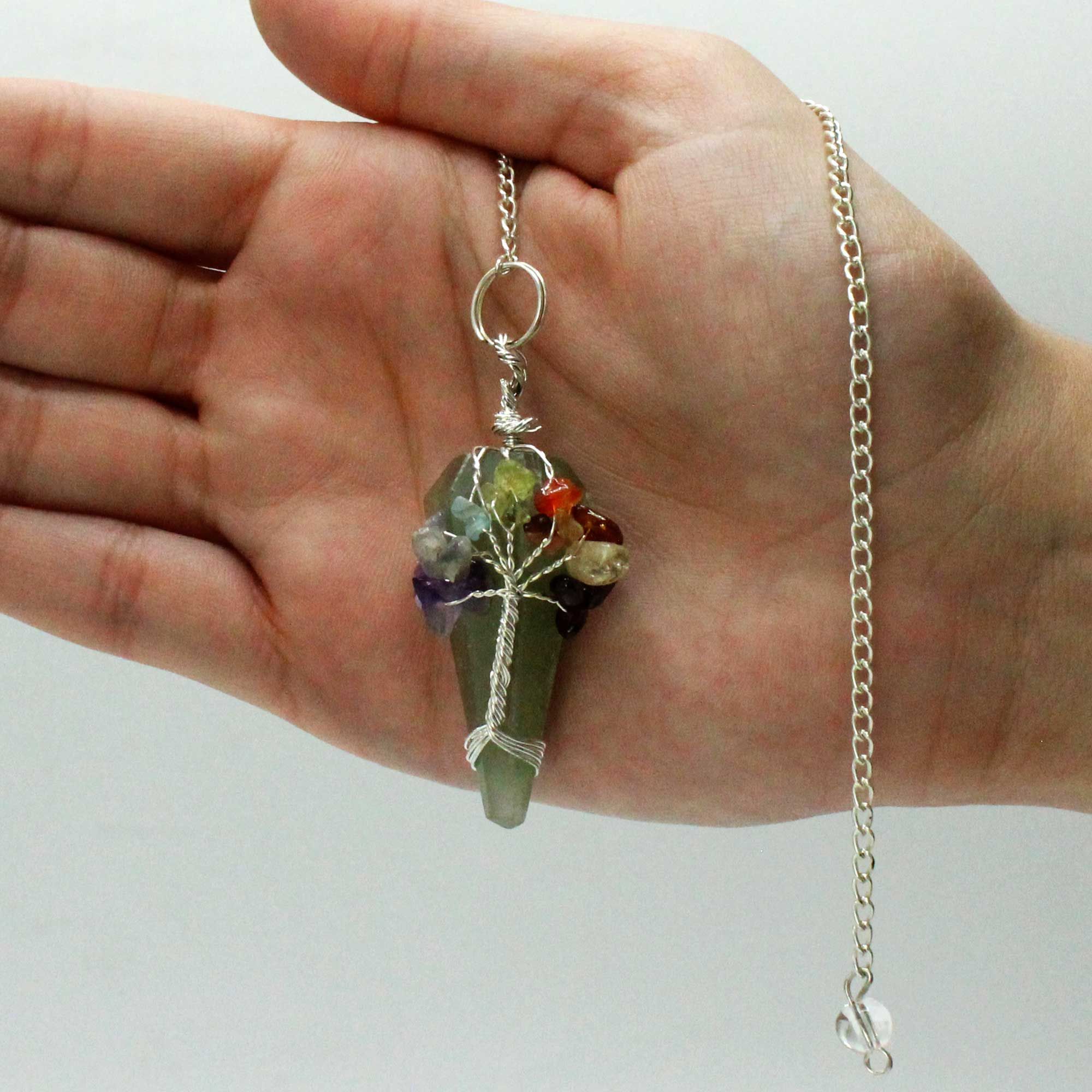 7 Chakra Aventurine Pendulum