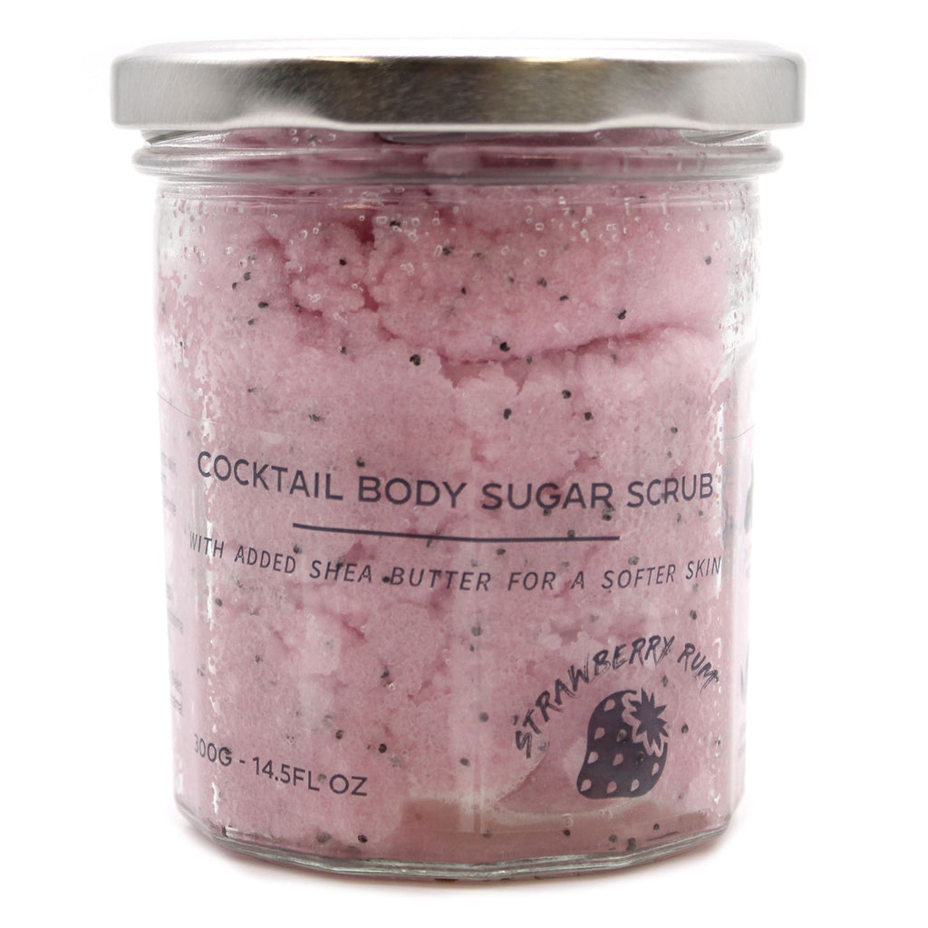 Cocktail Sugar Body Scrub - Strawberry Rum 300g