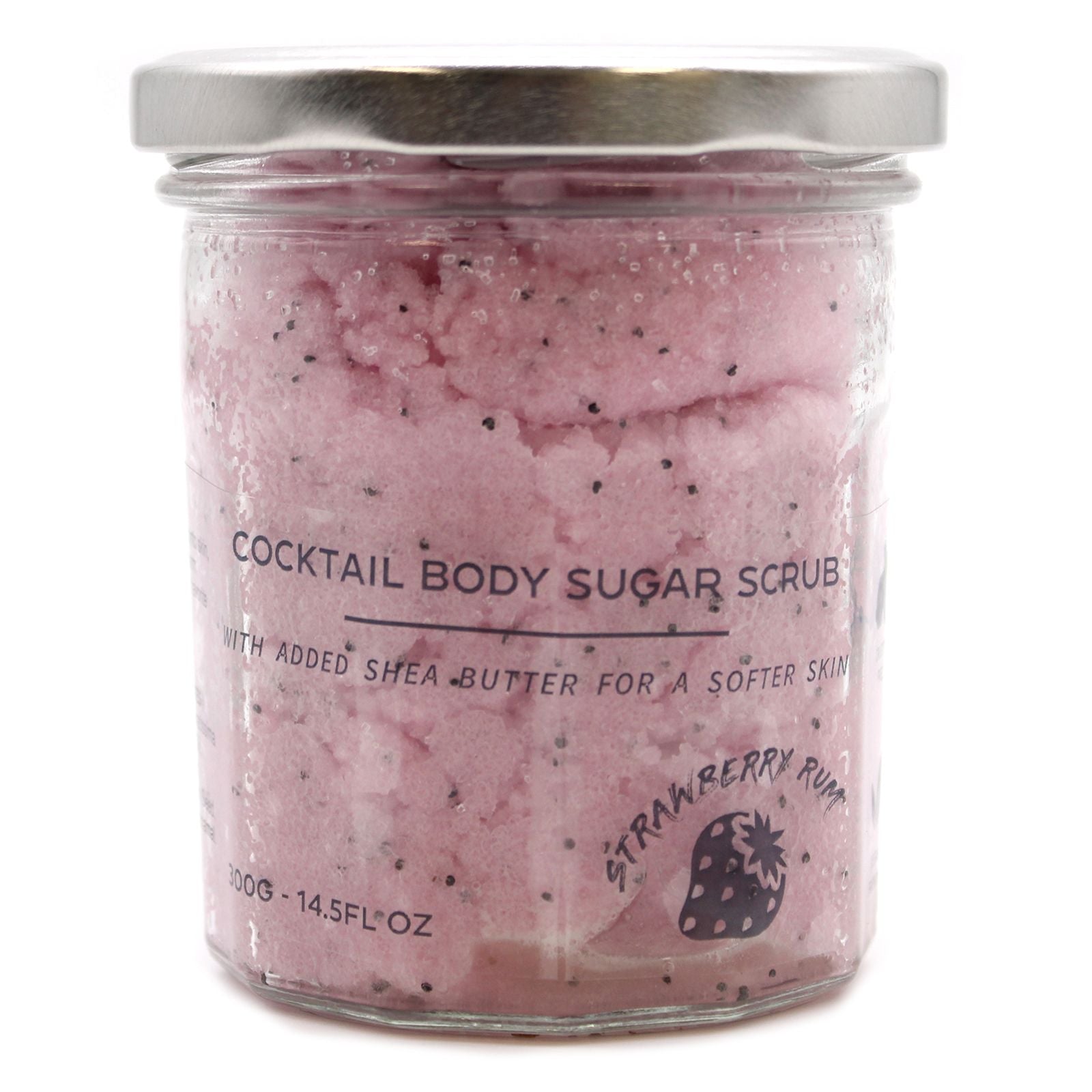 Cocktail Sugar Body Scrub - Strawberry Rum 300g